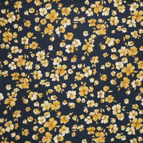 Floral Navy/ Yellow