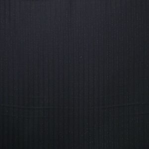 Navy /Black Stripe Wool
