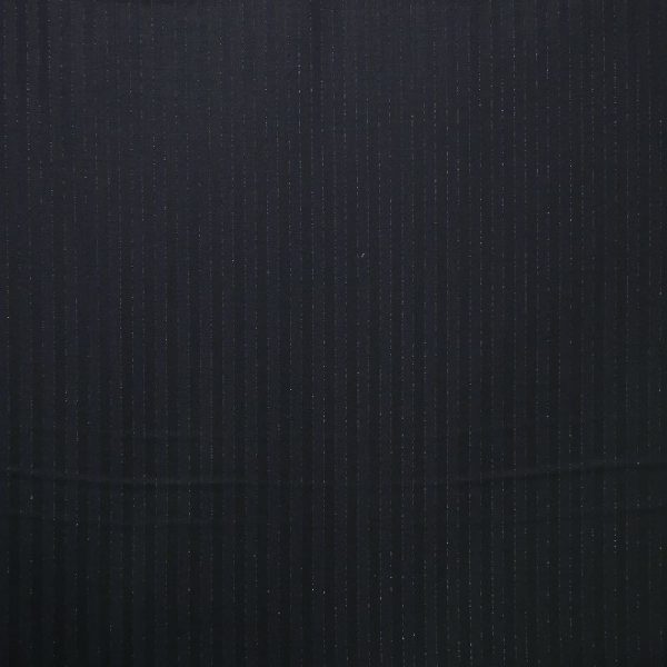 Navy /Black Stripe Wool