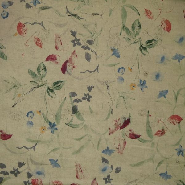 Cotton Linen Floral Print